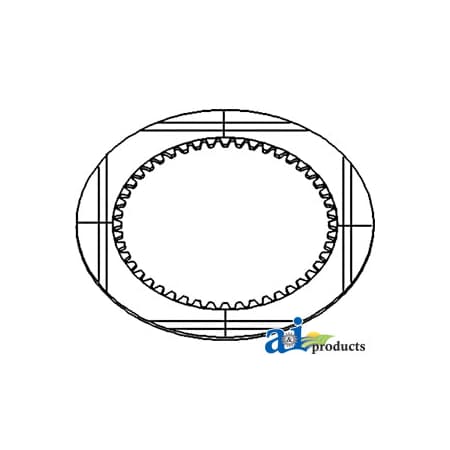 A & I Products Disc, Friction 6" x6" x1" A-86990276